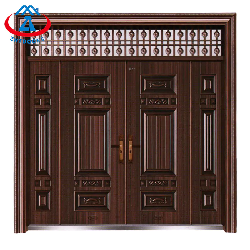 Apartment Main Gate Design Stainless Steel Manufacturing AS Fireproof Door