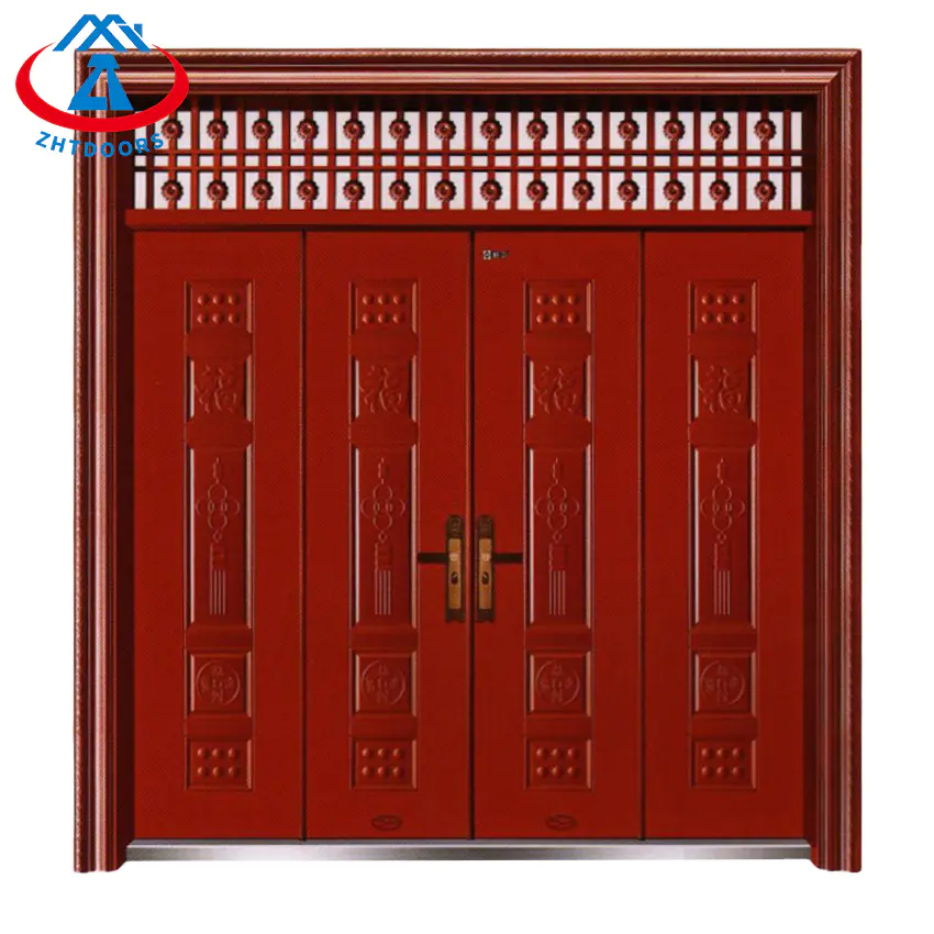 Apartment Main Gate Design Stainless Steel Manufacturing AS Fireproof Door