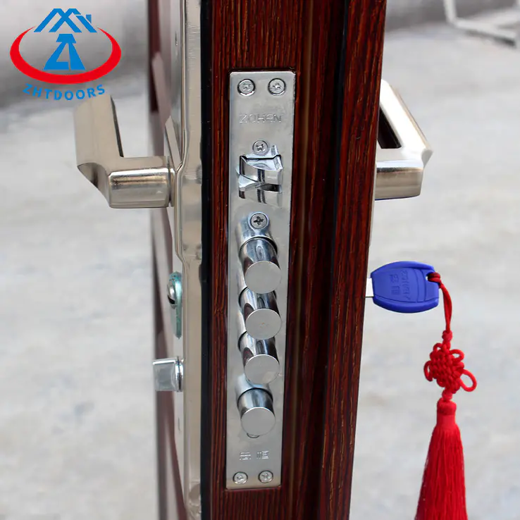 Bulletproof Security Steel Front Door Stainless Iron UL Fireproof Door