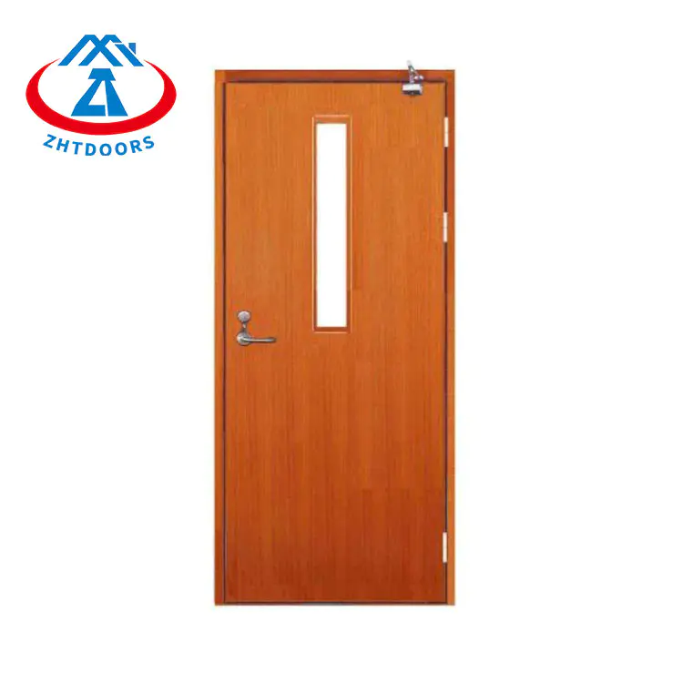 120 Mins Commercial Interior Solid Wooden EN Fireproof Door