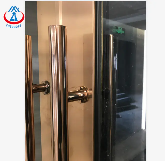 Customizable Colors Glass Safety Fire Door Designed AS Fireproof Door