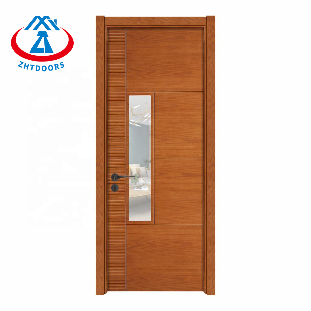 BS Certificated Fire Rated Wooden Interior School Fireproof Door