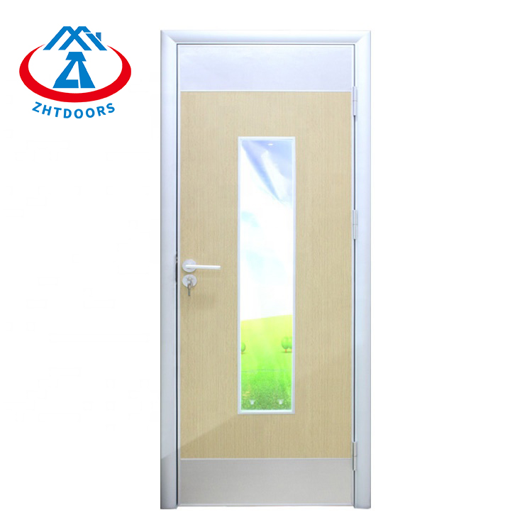 BS Certificated Fire Rated Wooden Interior School Fireproof Door