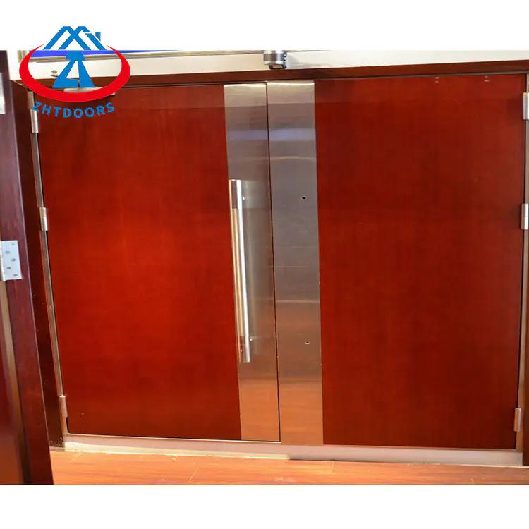 Double Leaf Interior Security Emergency Exit Waterproof UL Fireproof Door