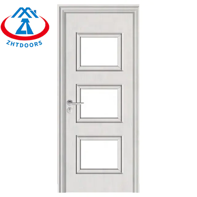 Factory Wholesale Interior Design Pvc Laminated BS Fireproof Door