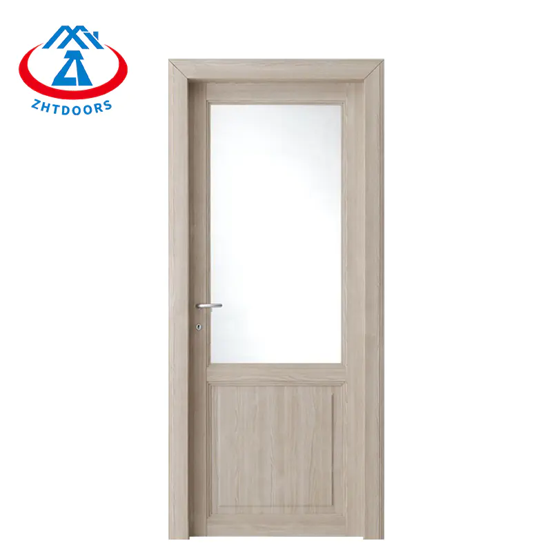 Hot Sale Morden Security Simple Design Solid Wood EN Fireproof Door