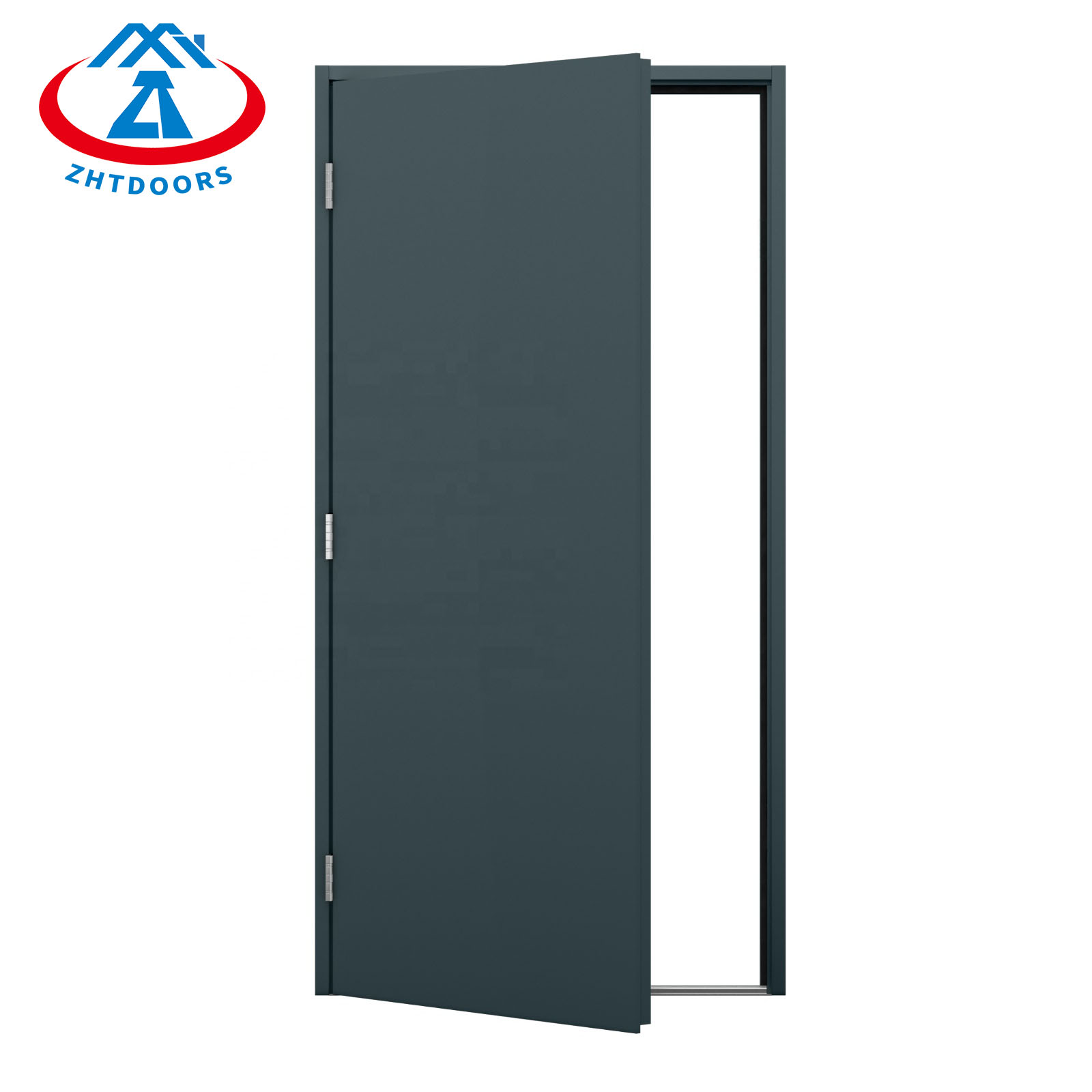 Metal Fireproof Entrance Sliding Glass Steel EN Fireproof Door