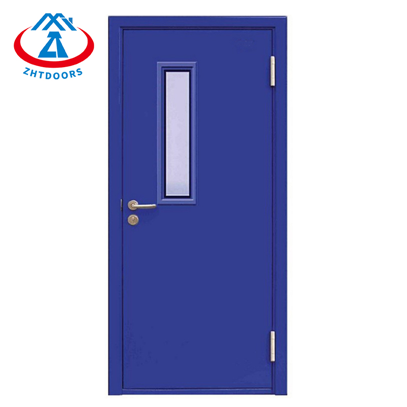 Metal Frame Fireproof Glass Emergency Exit UL Fireproof Door