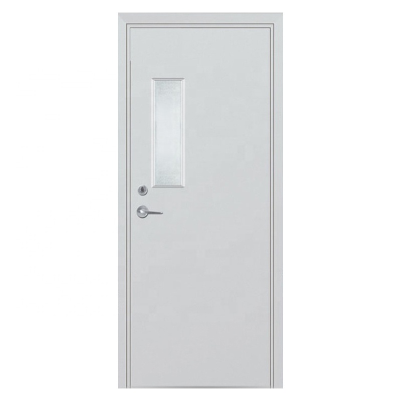 Steel Single Flush UL Fireproof Door With Vision Glass