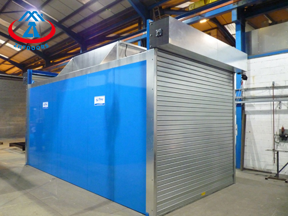 Industrial Exterior & Interior Fireproofing Metal Garage BS Fireproof Shutter