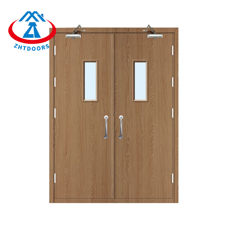 Factory Direct Sales Wood Grain Steel Main Gate EN Fireproof Door