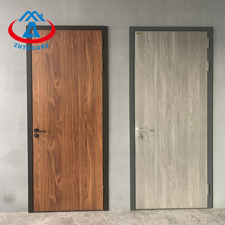 High Aluminum Fire Partition Office Wood Door EN Fireproof Door