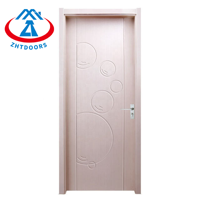 Latest Fire Rated Internal 4 Panel Design Veneer EN Fireproof Door