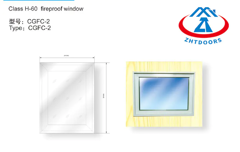 AS Glass Fireproof Window