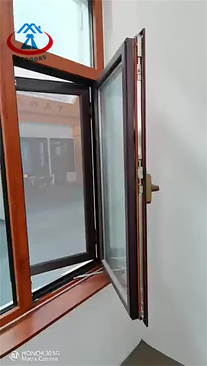 Aluminum Casement Glass Swing Window Thermal Break