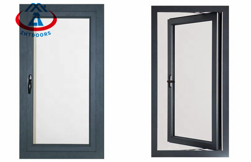 Aluminum Casement Glass Swing Window Thermal Break