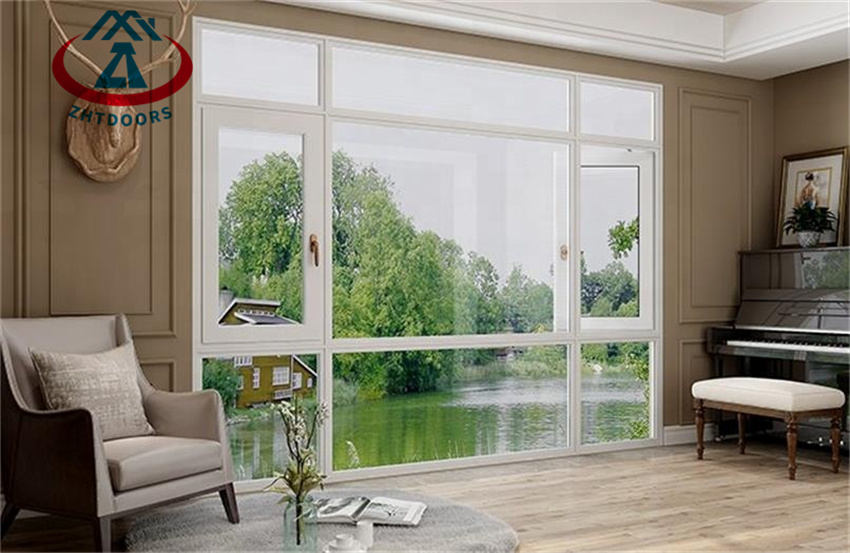 Aluminum Casement Glass Swing Window Thermal Break