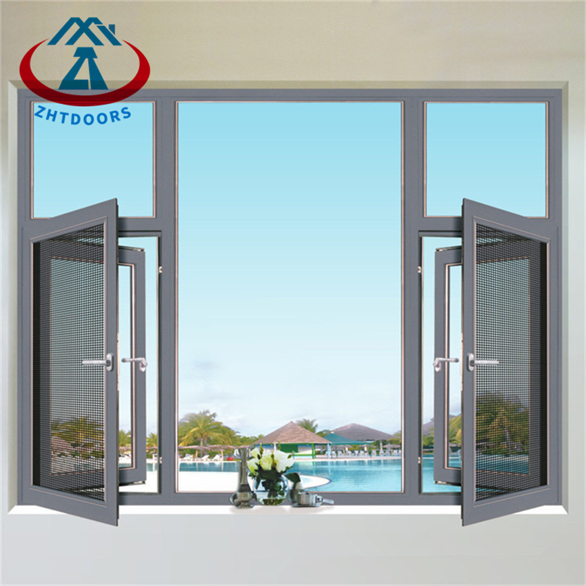 Aluminum Louvered Swing Windows Living Room High