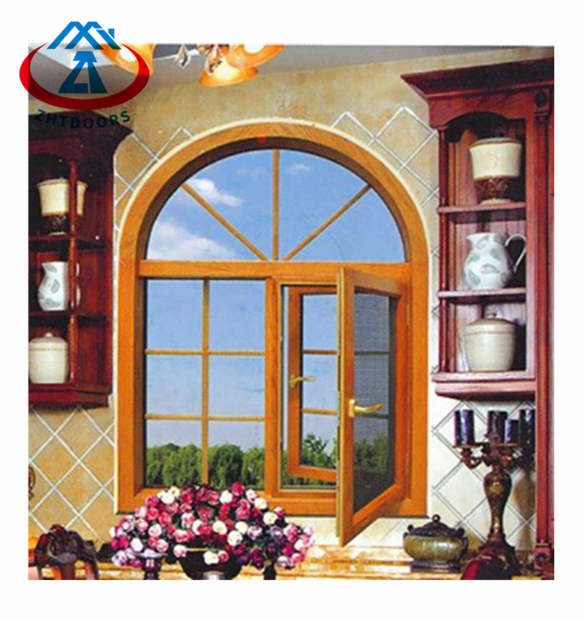 American Style Aluminum Arched Casement Window