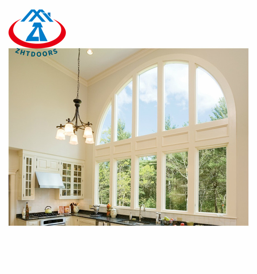 American Style Aluminum Arched Casement Window