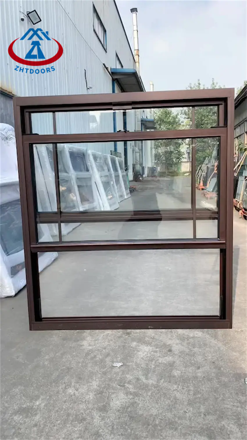 Australian Standard Modern Soundproof Window Grill Simple Aluminium Swing Window