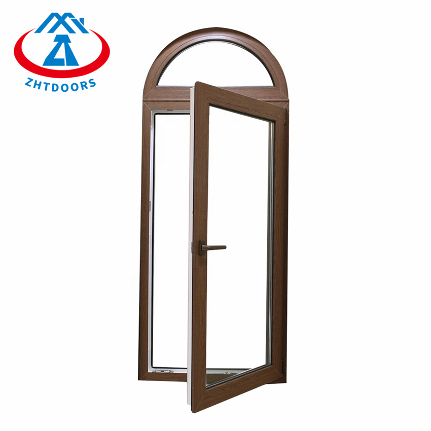 Brown Upvc Window Casement Arch Upvc Window