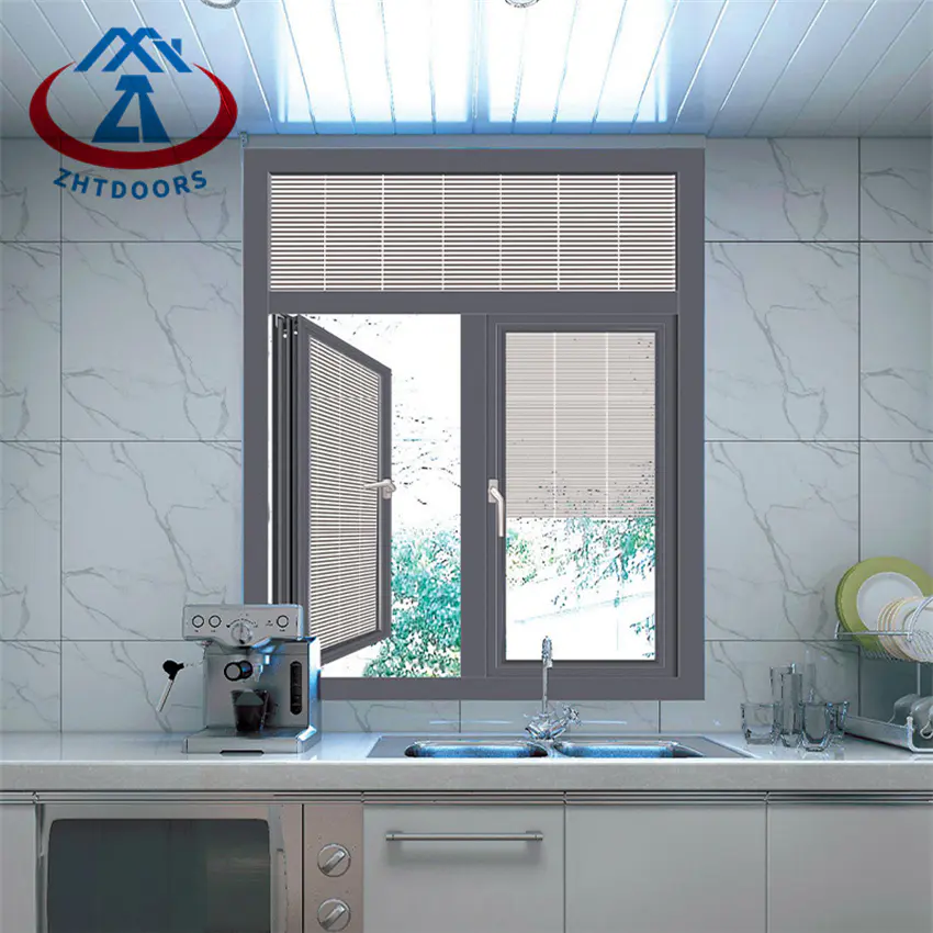 Efficiently Drainwater Aluminium Profile Frame Casement Aluminium Swing Window