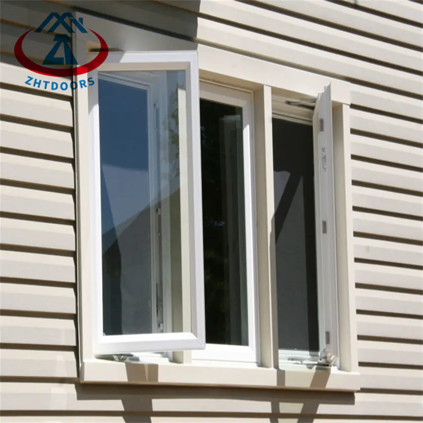 French Burglar Proof Aluminium Double Glazed Aluminium Swing Window