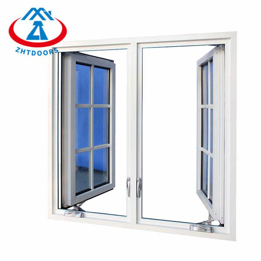 French Style Aluminum Swing Window Standard Size