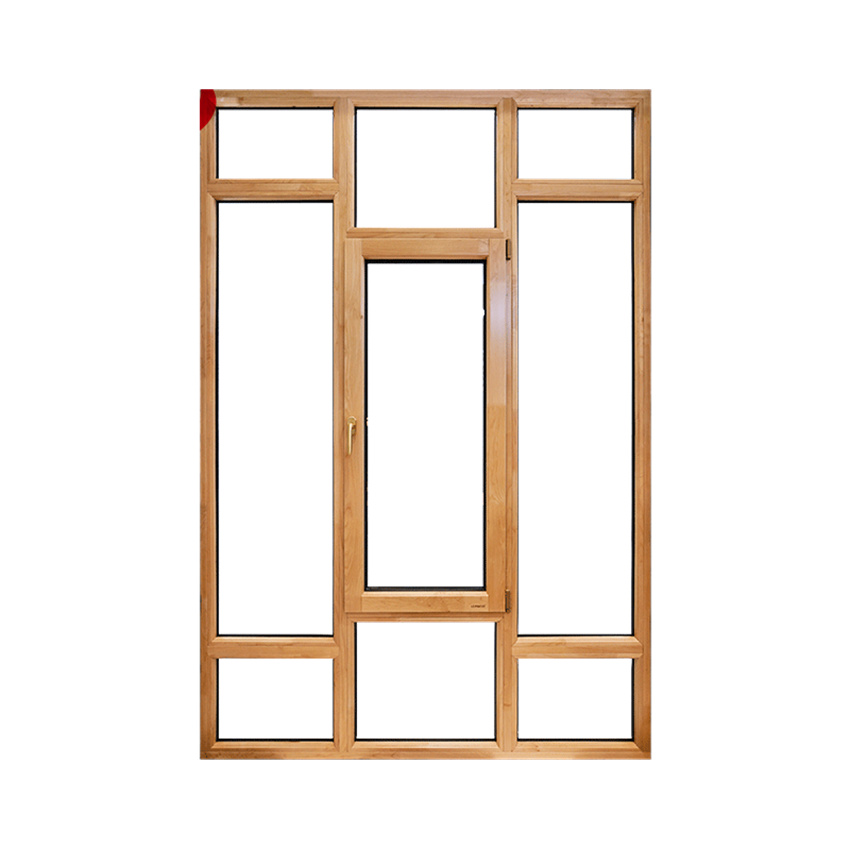 High Quality Wholesale Solid Wood Casement Aluminium Swing Window