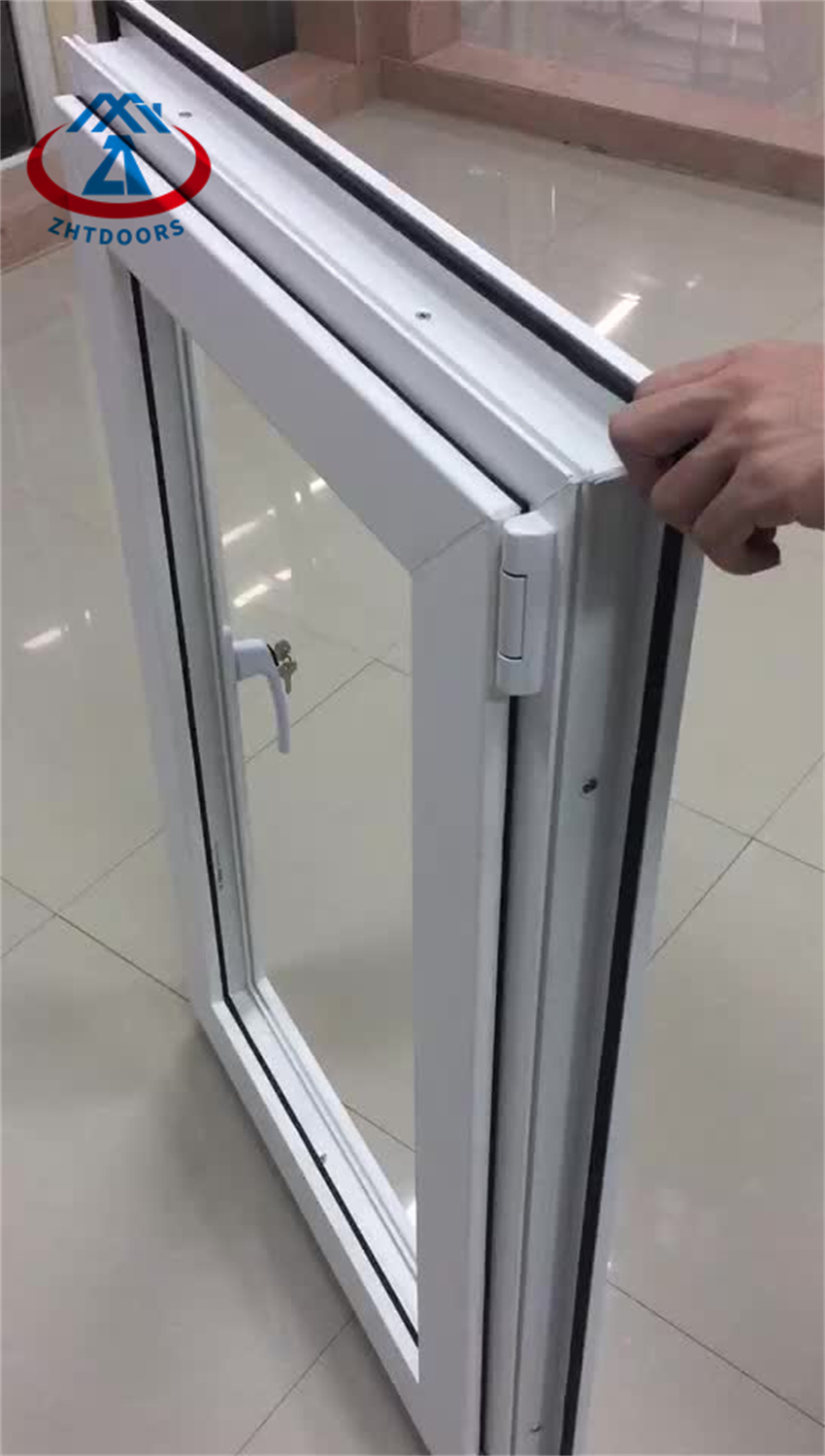 plastic Casement Window Swing Open Wind