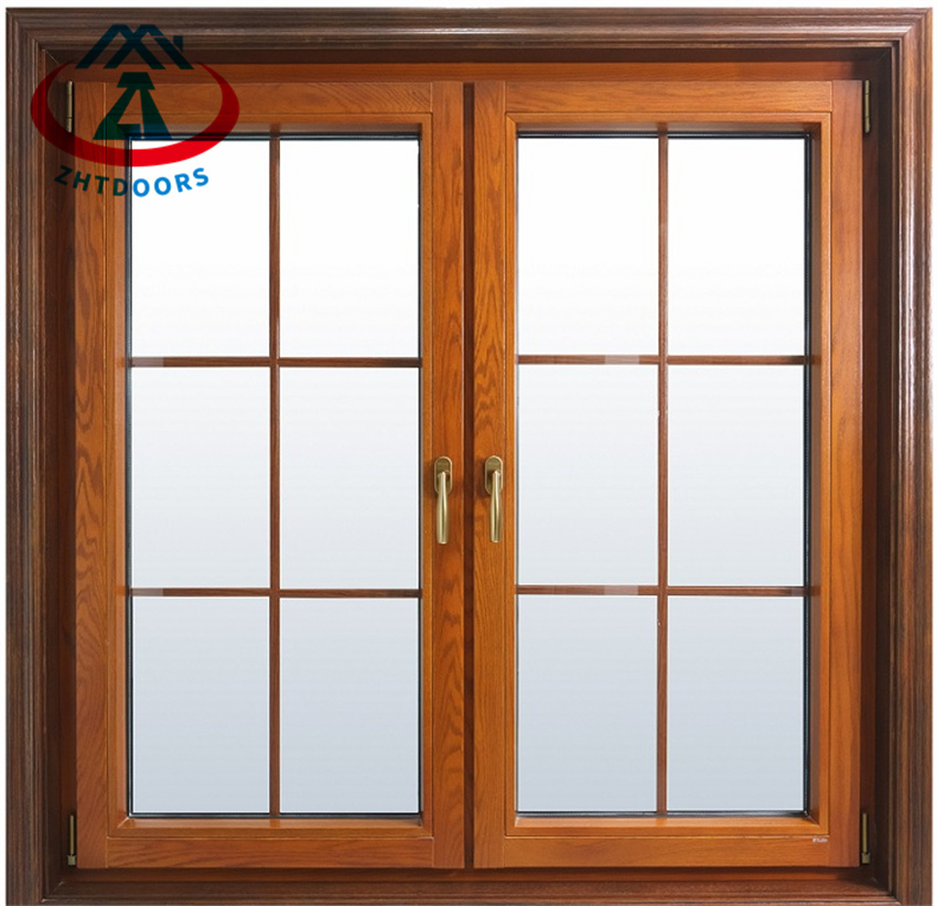 Modern Style House Design Wood-aluminium Tilt Aluminium Swing Window