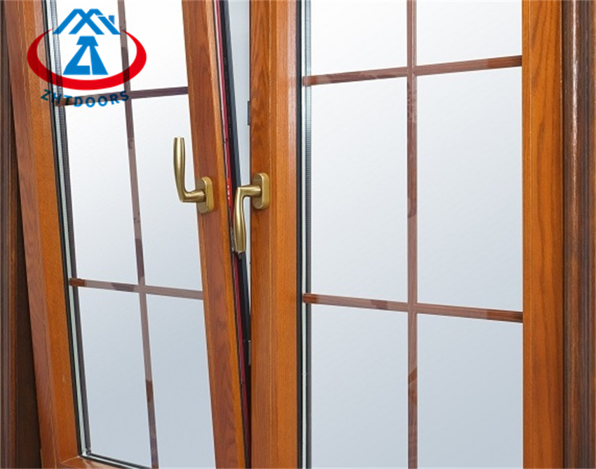 Modern Style House Design Wood-aluminium Tilt Aluminium Swing Window
