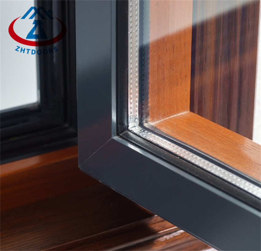 Modern Style House Design Wood-aluminium Tilt Aluminium Swing Window