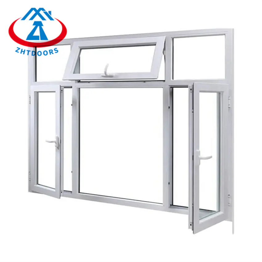 New Model French Looking White Aluminum Casement Aluminium Swing Window