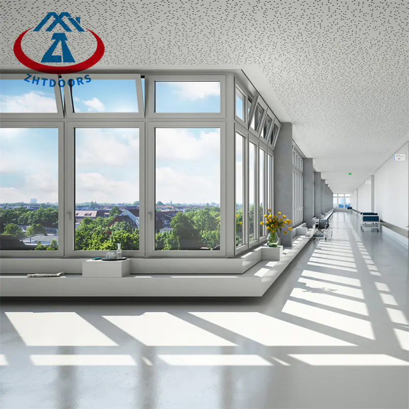 Safe Sanitary Warehouse Window Aluminum Profile Casement