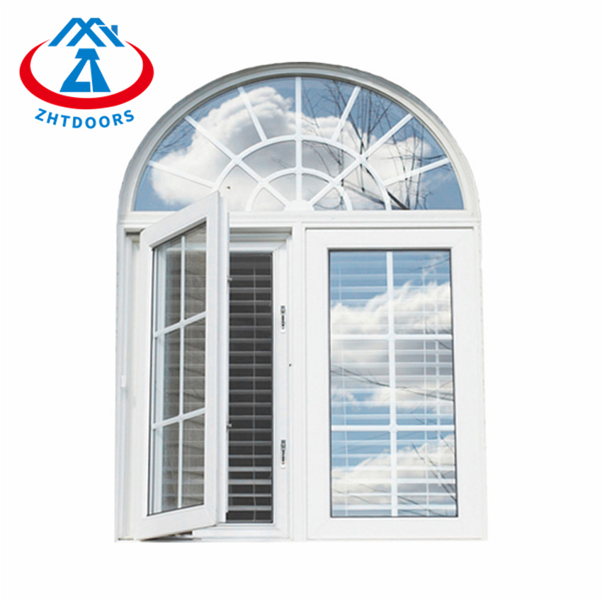 Sound Insulation Tempered Glass Aluminium Swing Window