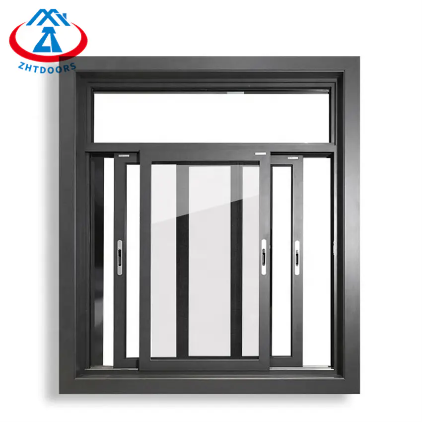 Double Glass Impact Resistant Windows Aluminium Sliding Window