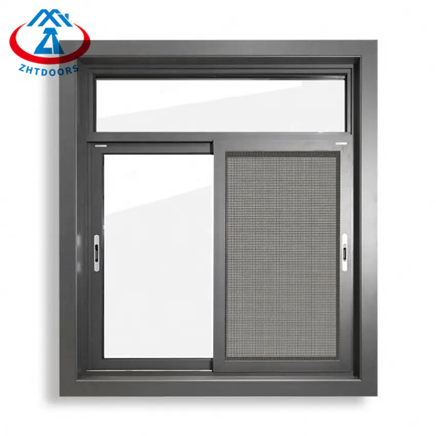 Double Glass Impact Resistant Windows Aluminium Sliding Window