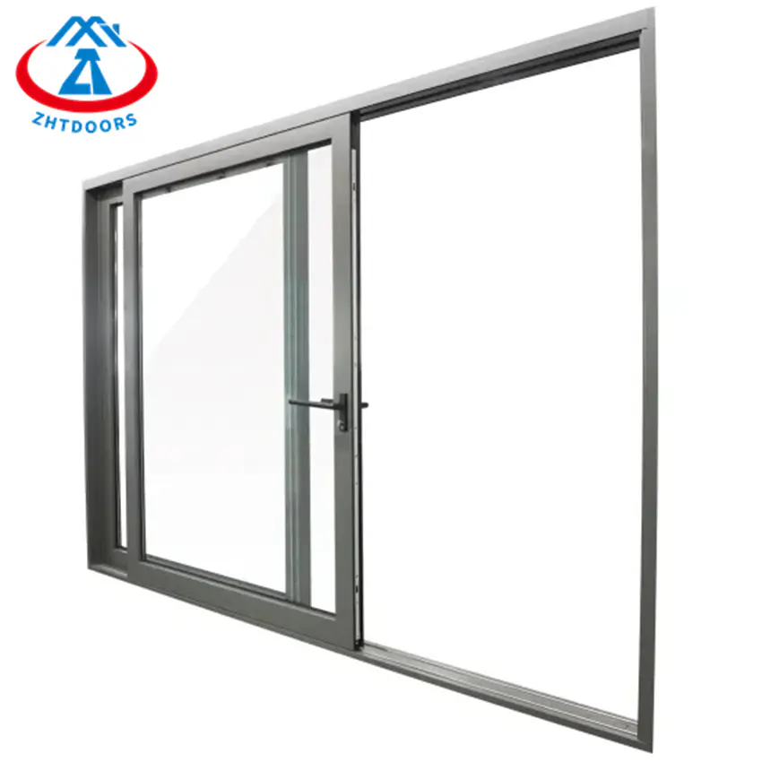 Aluminium Commercial Sliding Door With Low-e Glass Aluminium Sliding Window