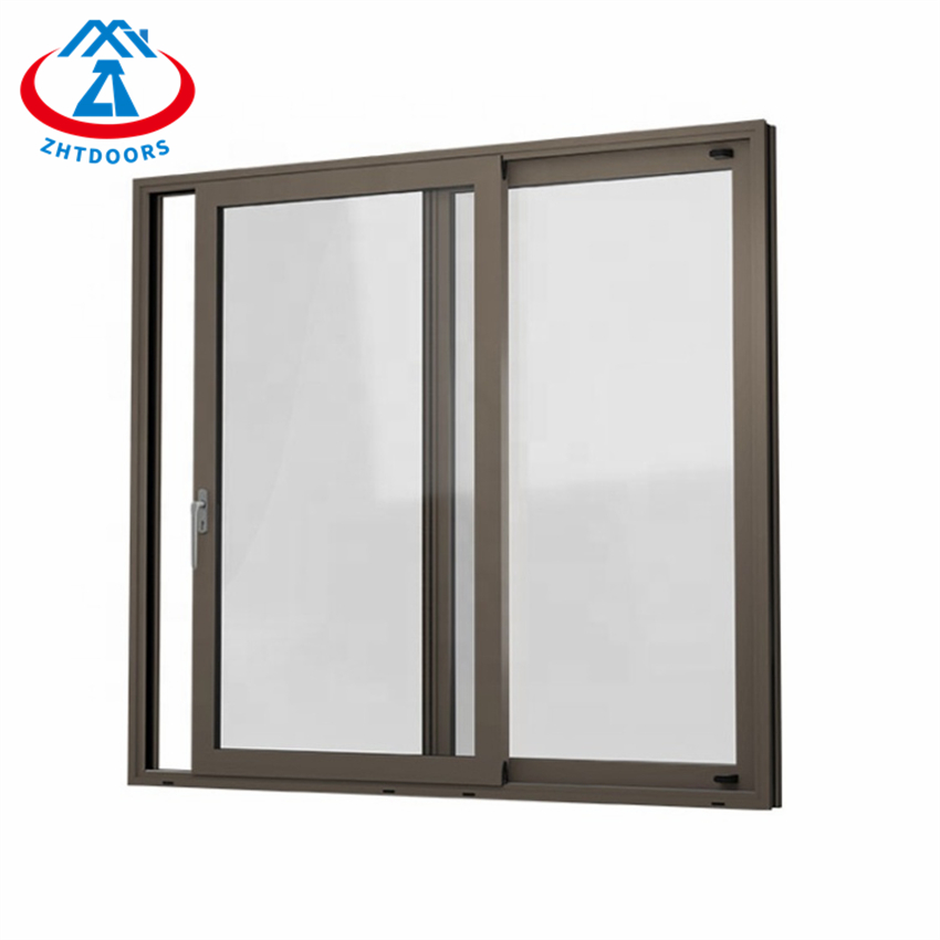 Aluminium Double Glass Sliding Aluminium Windows