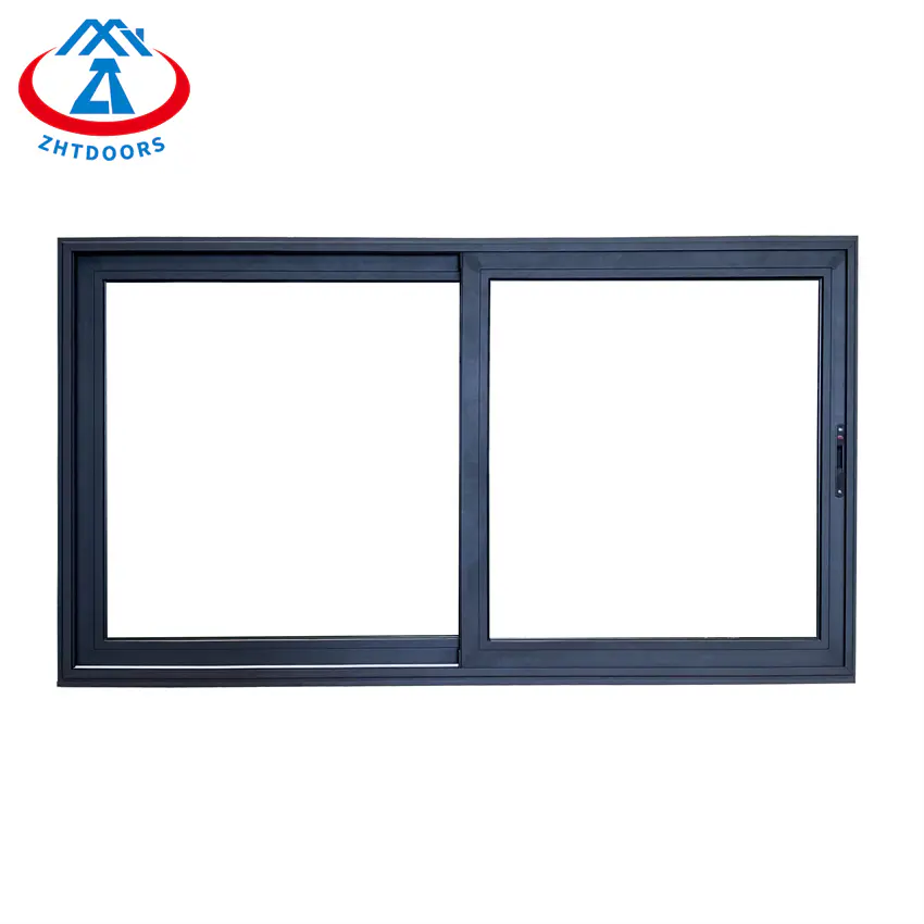 Aluminum Frame Reception Sound Proof Tempered Glass Aluminium Sliding Window