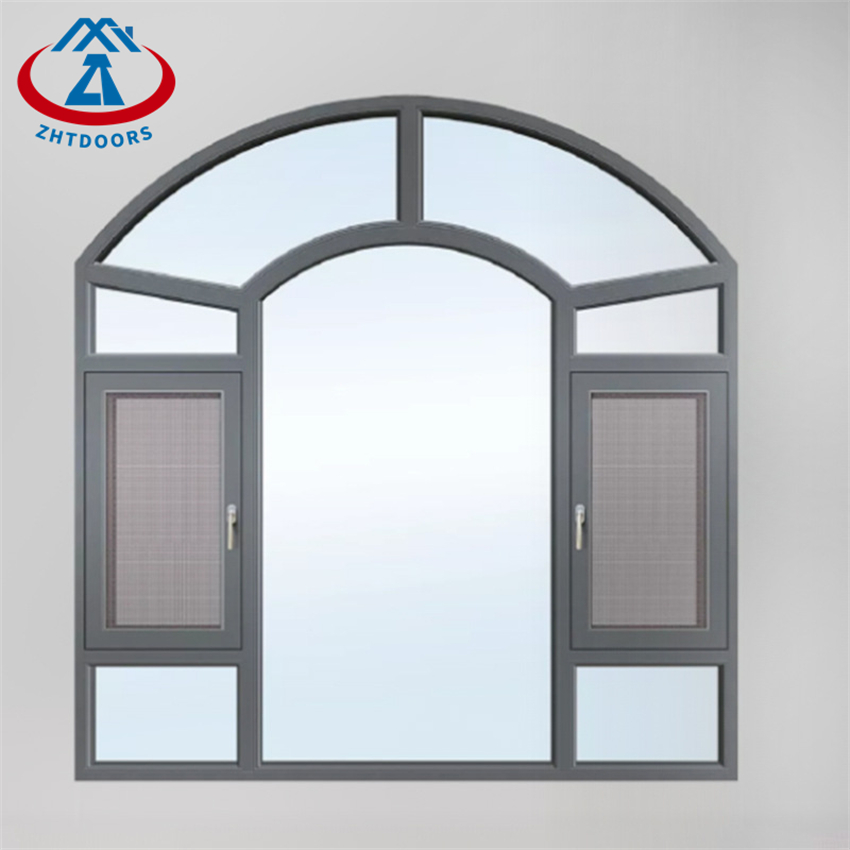 Clear Glass Simple Design Aluminum Sliding Window