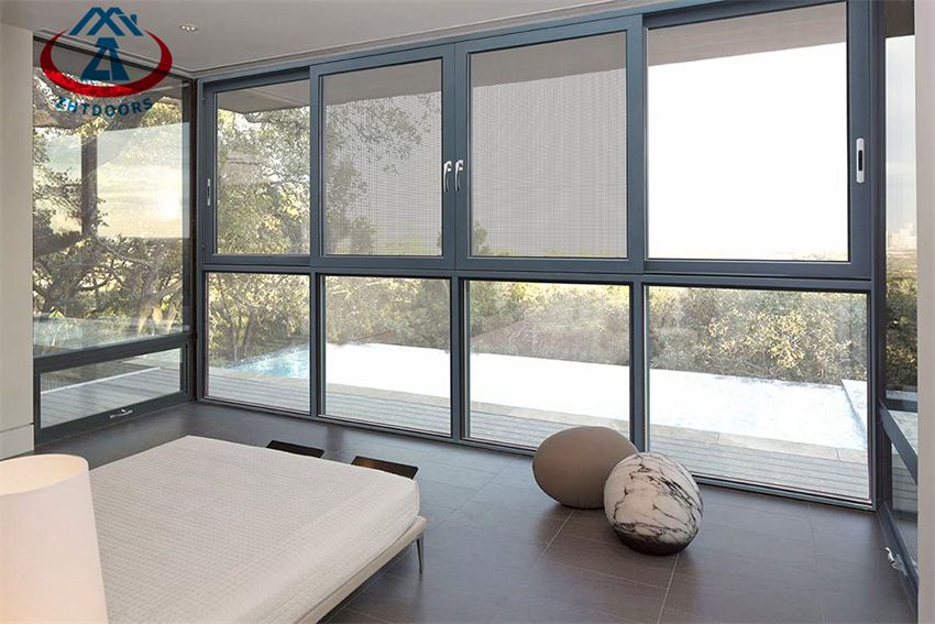 Design High Quality Home Shutters Aluminium Sliding Window