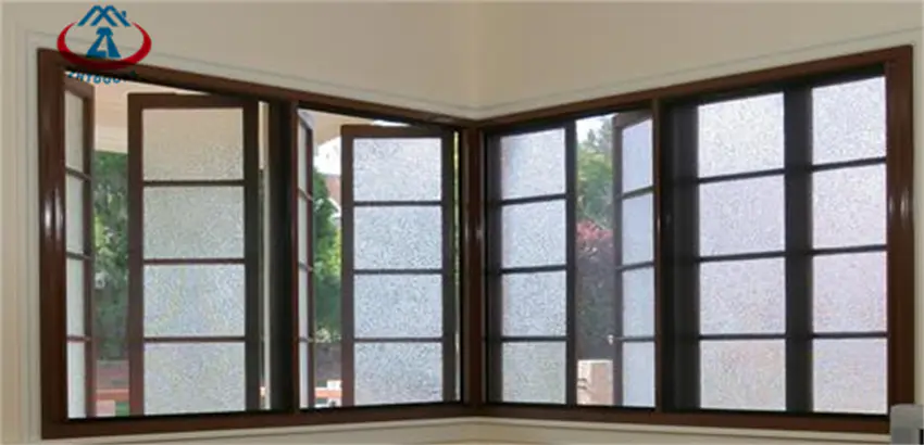 Double Glazed Sliding Window With Decorative Window