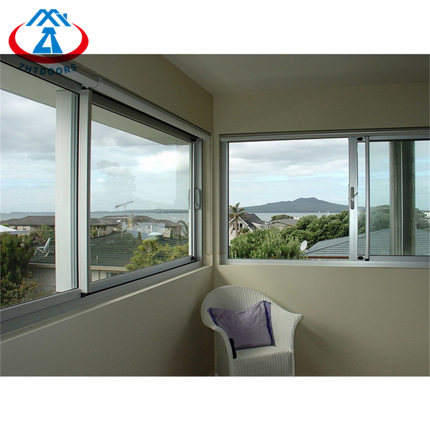 Double Glazed Tempered Glass Windows Aluminium Sliding Window