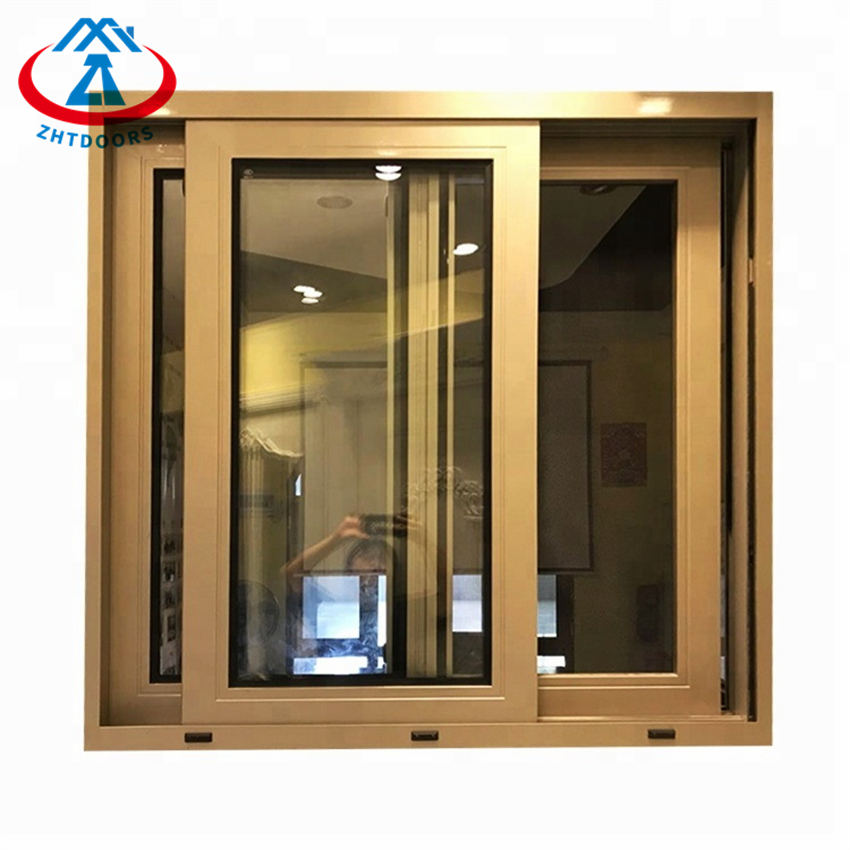 Double Glazed Tempered Glass Windows Aluminium Sliding Window