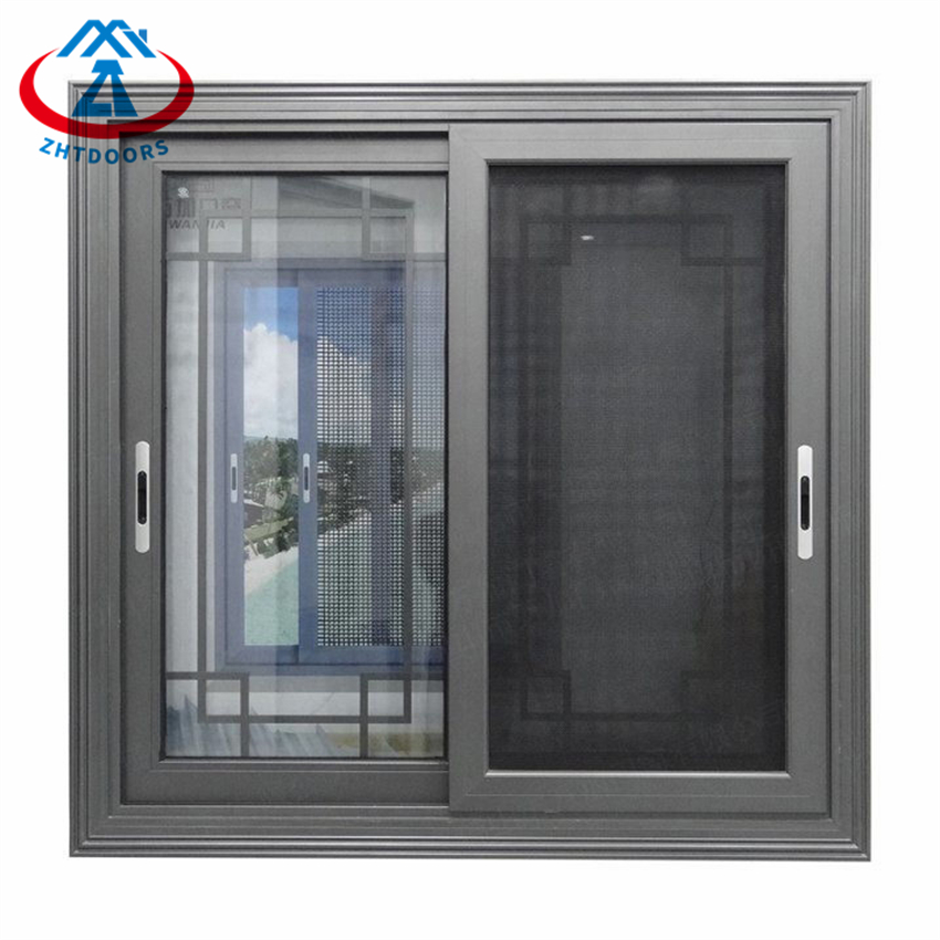 Double Glazed Tempered Glass Windows Aluminium Sliding Window