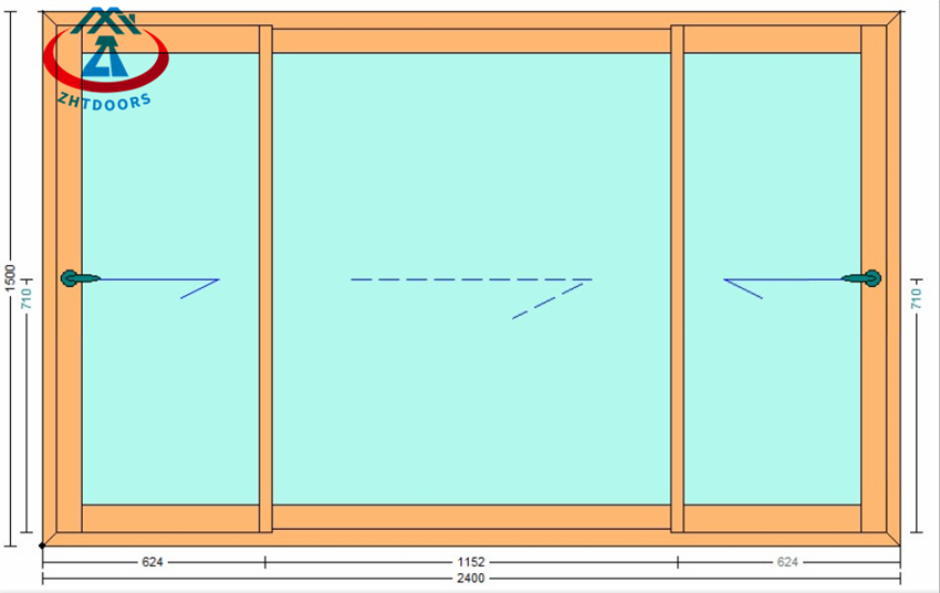 Heat Insulated Aluminum Sliding Window