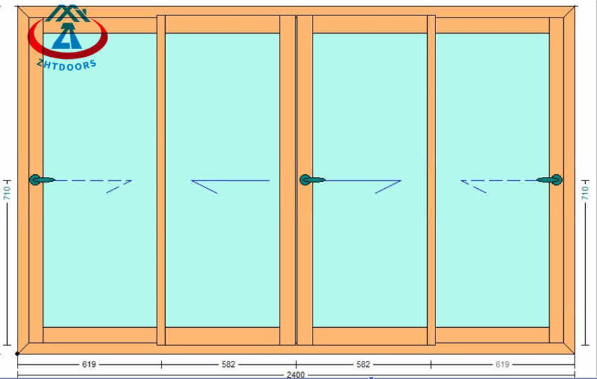 Heat Insulated Aluminum Sliding Window